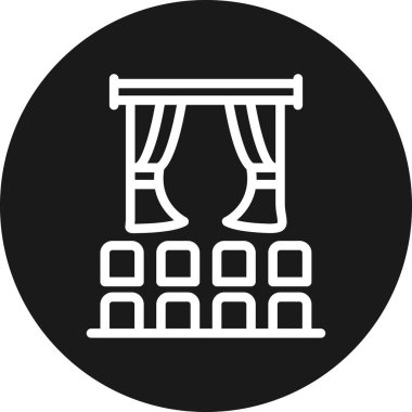 Mobilya ve iç simgenin vektör çizimi. Mobilya seti ve web için ev malzemesi sembolü.