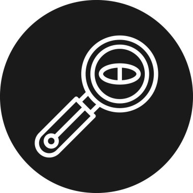 Arama simgesi vektör illüstrasyonu