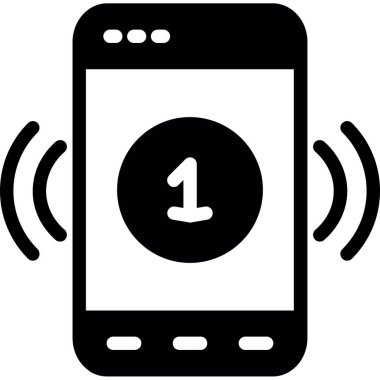 mobil simge vektör illüstrasyonu