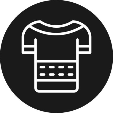 giysi simgesi vektör illüstrasyonu