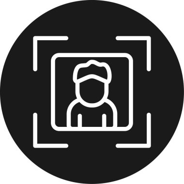 man simgesi vektör illüstrasyonu