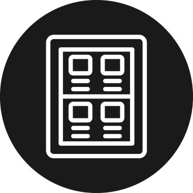 kitap simgesi vektör illüstrasyonu