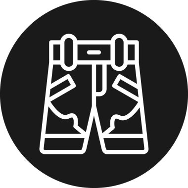 Sırt çantası simge vektör çizim