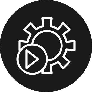 Ayarlama. Web simgesi basit illüstrasyon