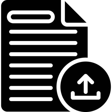 Dosya. Web simgesi basit illüstrasyon