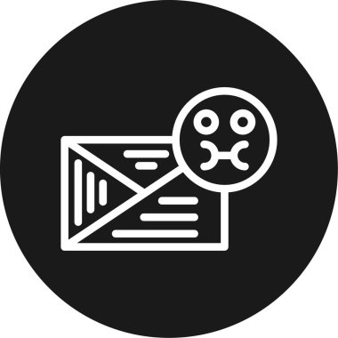 Vektör E- posta simgesi illüstrasyonu