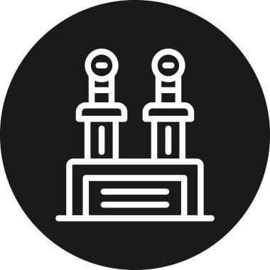 vektör sunucu illüstrasyonu