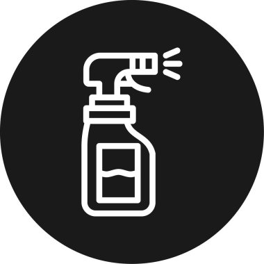 Sprey şişe vektör simgesi