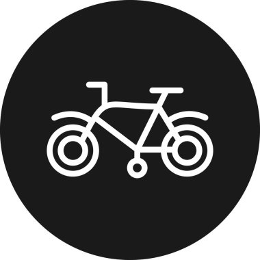 bisiklet ikonu vektör illüstrasyonu