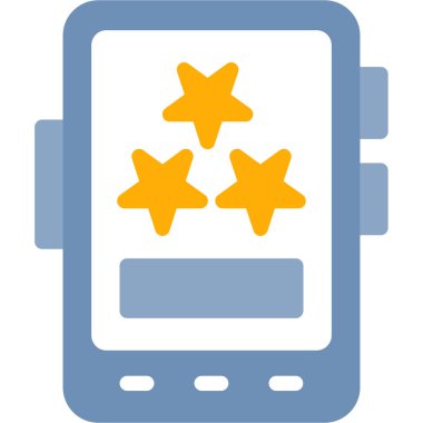 Cep telefonu. Web simgesi basit tasarım