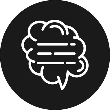 konuşma balonu simgesi, vektör illüstrasyonu