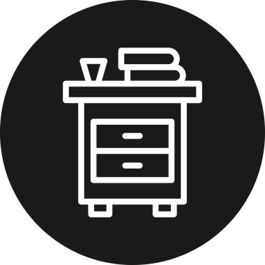 Depolama için vektör ikonu illüstrasyonu