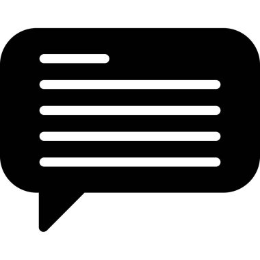 konuşma kabarcığı vektör çizimi