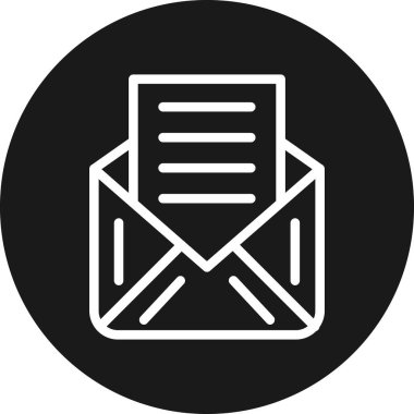 e- posta simgesi vektör illüstrasyonu