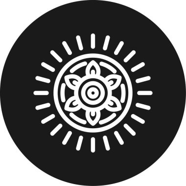 Bir yıldız simgesinin vektör illüstrasyonu