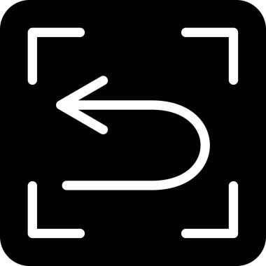 yön simgesi, vektör illüstrasyonu