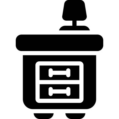 Yazıcı. Web simgesi basit illüstrasyon