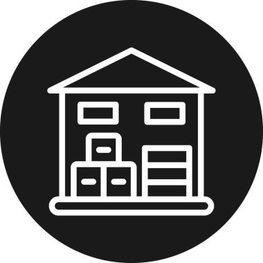 Yapı simgesinin vektör illüstrasyonu