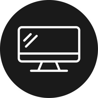 dizüstü bilgisayar web simgesi, basit vektör illüstrasyonu