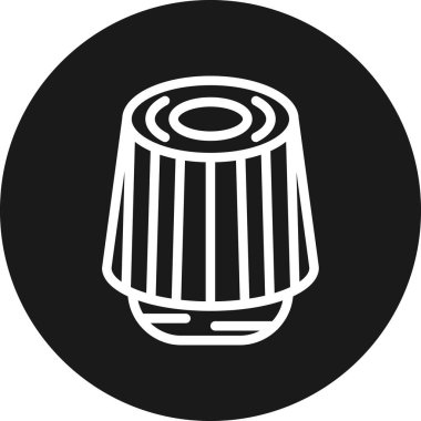 Bir bira bardağı simgesinin vektör çizimi