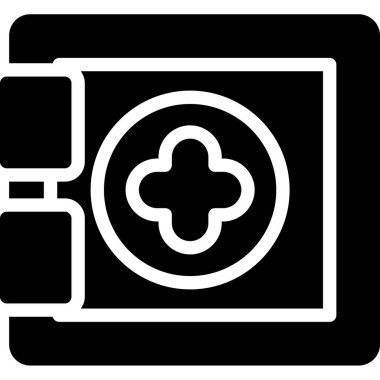 banka simgesi vektör illüstrasyonu