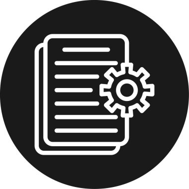 dosya vektör sembolü tasarım illüstrasyonu