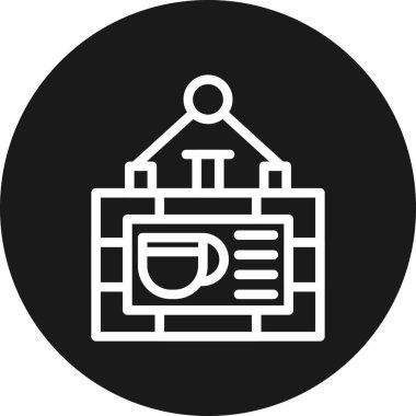 Vektör Kahve Simgesi illüstrasyonu