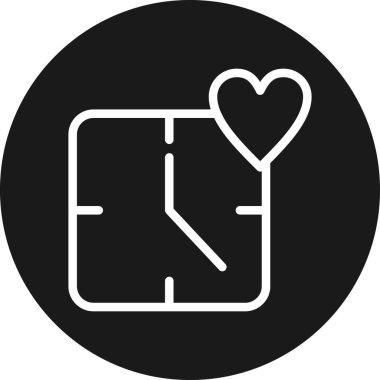 kalp simgesi, vektör illüstrasyonu