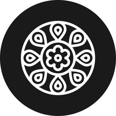 Bir çiçeğin vektör resmedilmesi