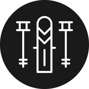 Modern simgenin vektör illüstrasyonu