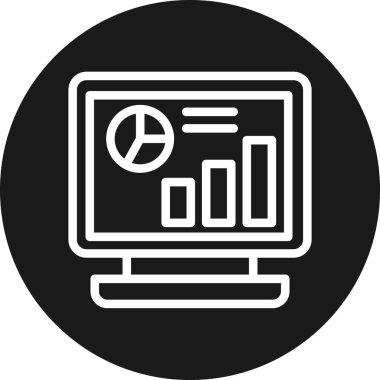 seo modern simgesinin vektör illüstrasyonu