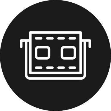 Film simgesinin vektör illüstrasyonu