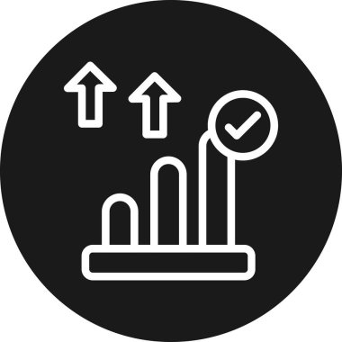 Modern bir simgenin vektör illüstrasyonu