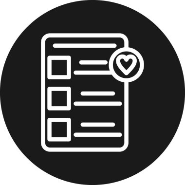 belge simgesi vektör illüstrasyonu