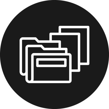 Dizin simgesinin vektör illüstrasyonu