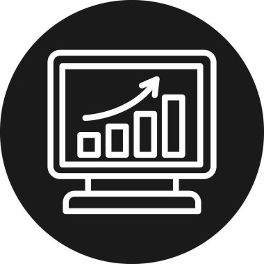 seo modern simgesinin vektör illüstrasyonu