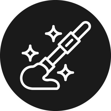 Saksafon simgesi, vektör illüstrasyonu