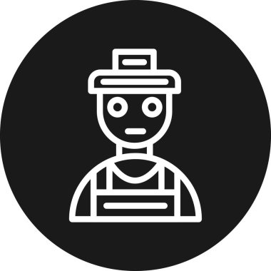 Modern simgenin vektör illüstrasyonu