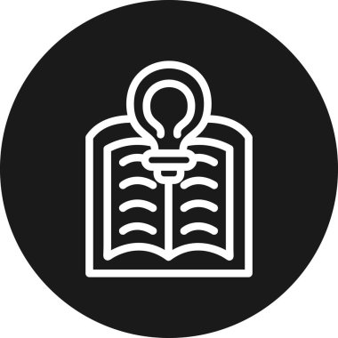 kitap simgesi vektör illüstrasyonu