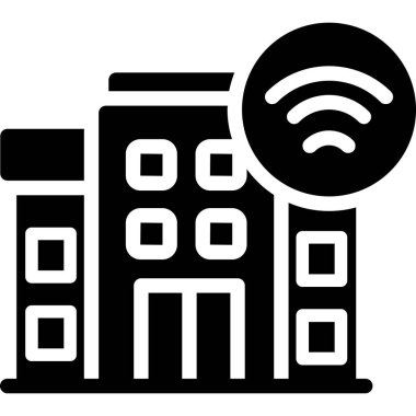 İnternet wifi simgesi, vektör illüstrasyonu