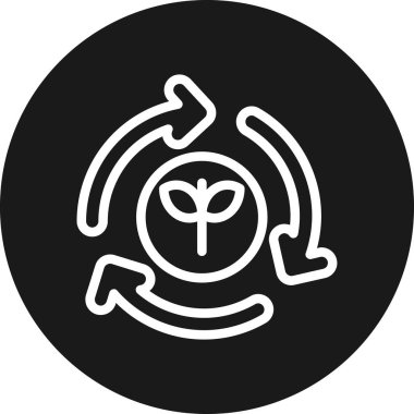 seo modern simgesinin vektör illüstrasyonu