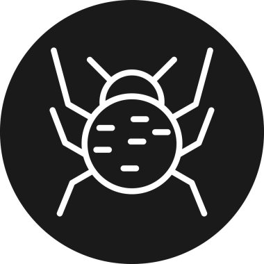 Böcek. Web simgesi basit illüstrasyon