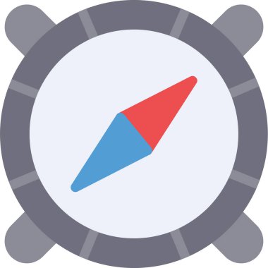 pusula simgesi, vektör illüstrasyonu