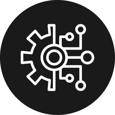 Veri Merkezi simgesini, vektör çizim