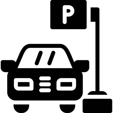 park işareti vektör illüstrasyon tasarımı