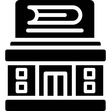 ATM 'de. Web simgesi basit illüstrasyon