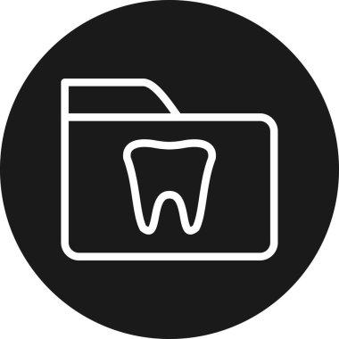 diş sağlığı vektörü simgesi