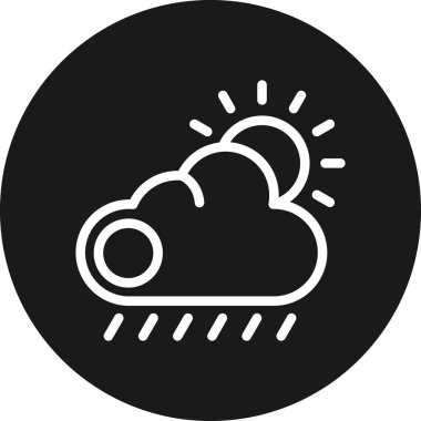 Bulut. Web simgesi basit tasarım