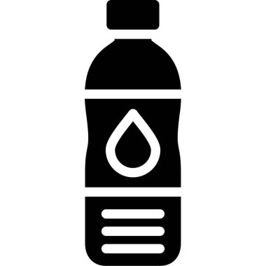 Şişe. Web simgesi basit tasarım