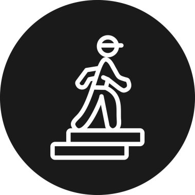 bir adamın vektör heykeli, vektör simgesi